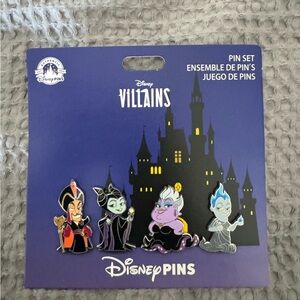 Disney Villains Pin Set Cute Chibi